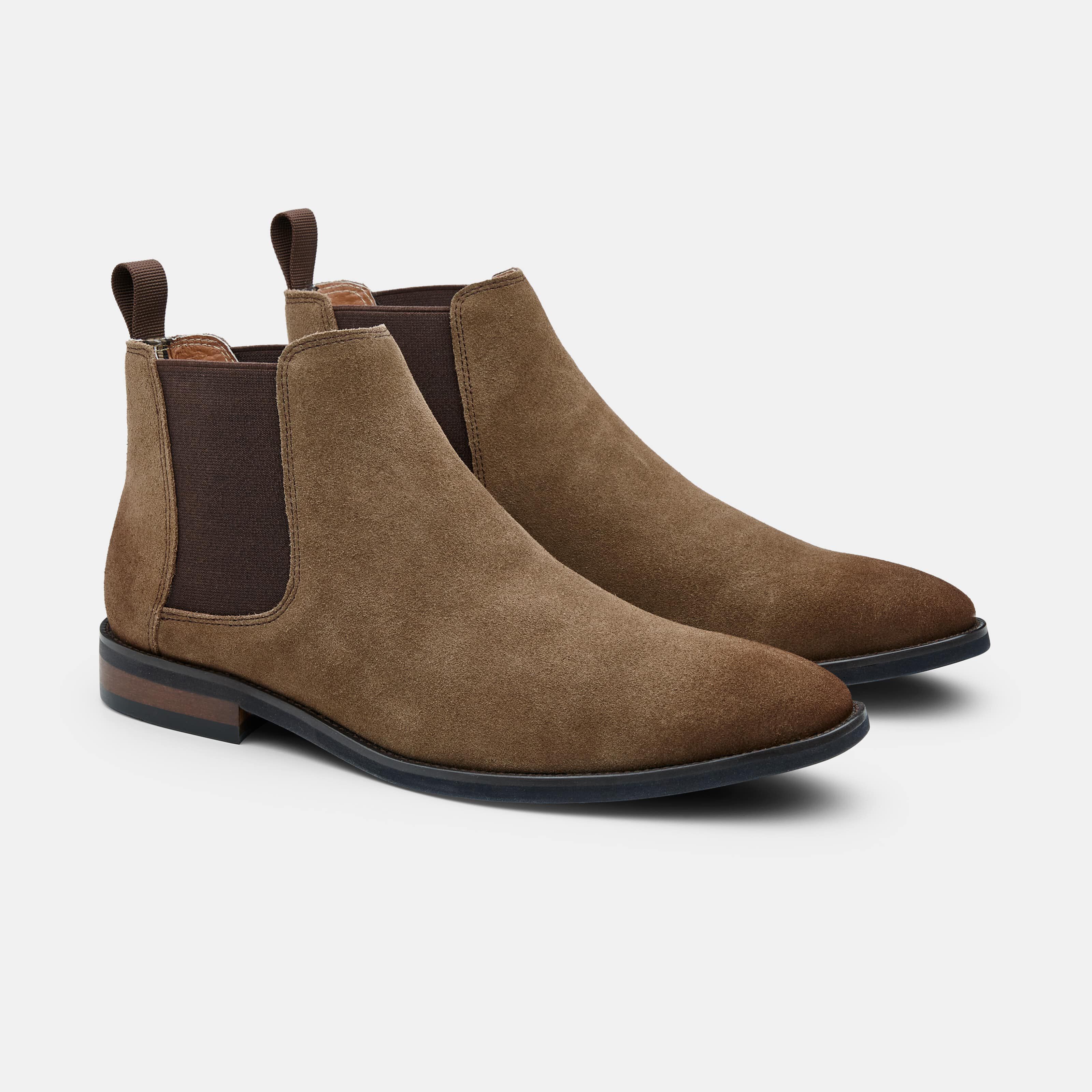 Mens suede dealer boots outlet